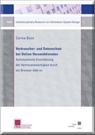 Carina Boos - Verbraucher-und Datenschutz bei Online-Versanddiensten