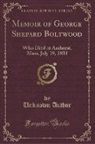 Unknown Author - Memoir of George Shepard Boltwood