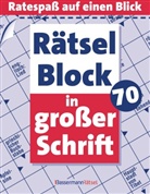 Eberhard Krüger - Rätselblock in großer Schrift. Bd.70