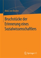 Klaus Von Beyme, Klaus von Beyme - Bruchstücke der Erinnerung eines Sozialwissenschaftlers