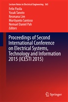 Resmana Lim, Resmana Lim et al, Nemuel Daniel Pah, Felix Pasila, Murtiyanto Santoso, Yusa Tanoto... - Proceedings of Second International Conference on Electrical Systems, Technology and Information 2015 (ICESTI 2015)