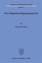 Thomas Rösslein - Der Folgenbeseitigungsanspruch.