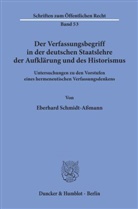 Eberhard Schmidt-Aßmann - Der Verfassungsbegriff in der deutschen Staatslehre der Aufklärung und des Historismus.
