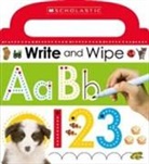 Scholastic - Write and Wipe Abc 123