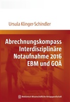 Ursula Klinger-Schindler - Abrechnungskompass Interdisziplinäre Notaufnahme 2016. EBM und GOÄ