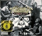 Kärbholz - Karma Live, 2 Audio-CDs + 1 DVD (Digipak-Set) (Hörbuch)