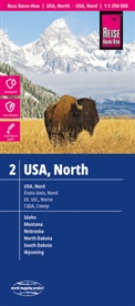 Reise Know-How Verlag Peter Rump, Peter Rump Verlag - Reise Know-How Landkarte USA, Nord / USA, North (1:1.250.000) : Idaho, Montana, Wyoming, North Dakota, South Dakota, Nebraska. USA, North / États-Unis, Nord / EE.UU. norte