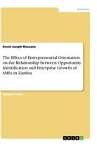 Enock Joseph Musaana - The Effect of Entrepreneurial Orientation on the Relationship between Opportunity Identification and Enterprise Growth of SMEs in Zambia