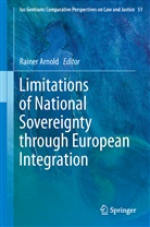Raine Arnold, Rainer Arnold - Limitations of National Sovereignty through European Integration
