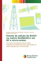 Daniel B. de Freitas, Freitas Daniel B de, Freitas Daniel B. De, Ronaldo Glauber Maia de Oliveira, Maia De Oliveira Ronaldo Glauber, Mairton C. Romeu... - Estudo da adição de Bi2O3 na matriz Na2Nb4O11 em RF e micro-ondas