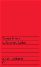 Gunnar Myrdal - Aufsätze und Reden