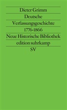 Dieter Grimm, Hans-Ulric Wehler, Hans-Ulrich Wehler - Deutsche Verfassungsgeschichte 1776-1866