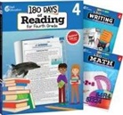 Kristin Kemp, Margot Kinberg, Multiple Authors, Jodene Smith, Teacher Created Materials - 180 Days of Reading, Writing and Math Grade 4: 3-Book Set