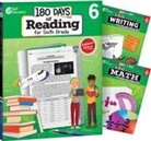 Wendy Conklin, Margot Kinberg, Multiple Authors, Jodene Smith, Teacher Created Materials - 180 Days of Reading, Writing and Math Grade 6: 3-Book Set