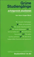 Hans-Jürgen Block - Grüne Studiengänge