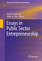 David Audretsch, David B. Audretsch, Davi B Audretsch, David B Audretsch, Albert N. Link, N Link... - Essays in Public Sector Entrepreneurship