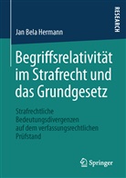 Jan Bela Hermann - Begriffsrelativität im Strafrecht und das Grundgesetz