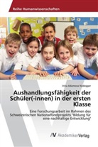 Irina Adamova Nydegger - Aushandlungsfähigkeit der Schüler(-innen) in der ersten Klasse