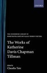 Katherine D. Tillman, Katherine Davis Chapman Tillman, Tillman Katherine Davis Chapman, Claudia Tate, Claudia (George Washington University) Tate, Tate Claudia - Works of Katherine Davis Chapman Tillman