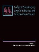 Gale - Subject Directory of Special Libraries and Information Centers: Volume 1: Business, Governement, Law Libraries