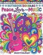 Jess Volinski - Notebook Doodles Peace, Love, and Music