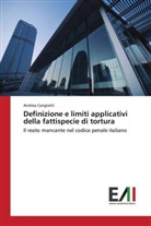 Andrea Cangiotti - Definizione e limiti applicativi della fattispecie di tortura
