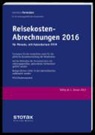 Reisekosten-Abrechnungen: Für Monate, mit Kalendarium 2016