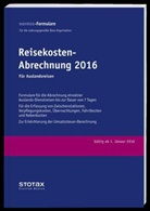 Reisekosten-Abrechnungen: Reisekosten-Abrechnungen 2016, für Auslandsreisen, Formularblock