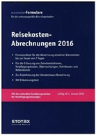 Reisekosten-Abrechnungen: Formularblock 2016
