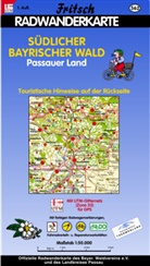 Fritsch Landkartenverlag - Fritsch Karte - Südlicher Bayerischer Wald, Passauer Land, Radwanderkarte