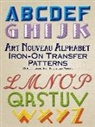 Dover, Dover Publications (COR), Dover Publications Inc - Art Nouveau Alphabet Iron-on Transfer Patterns