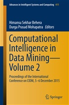 Himansu Sekhar Behera, Durga Prasad Mohapatra, Prasad Mohapatra, Prasad Mohapatra, Himans Sekhar Behera, Himansu Sekhar Behera - Computational Intelligence in Data Mining-Volume 2