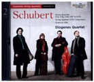 Diogenes Quartet, Franz Schubert - String Quartets. Vol.5, 2 Audio-CDs (Audiolibro)