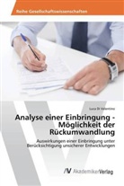 Luca Di Valentino - Analyse einer Einbringung - Möglichkeit der Rückumwandlung