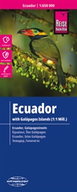 Reise Know-How Verlag Peter Rump - Reise Know-How Landkarte Ecuador, Galápagos (1:650.000 / 1.000.000). Ecuador, Galapagos-Islands /  Equateur, Iles Galapagos / Ecuador, Islas Galápagos