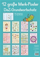 Anja Boretzki, Redaktionsteam Verlag an der Ruhr, Redaktionsteam Verlag an der Ruhr, Anja Boretzki - 12 große Merk-Poster DaZ-Grundwortschatz