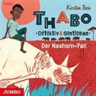 Kirsten Boie, Hendrik Kleinschmidt - Thabo - Detektiv & Gentleman - Der Nashorn-Fall, 4 Audio-CDs (Hörbuch)