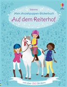 Lucy Bowman, Jessica Secheret - Mein Anziehpuppen-Stickerbuch - Auf dem Reiterhof
