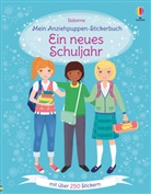 Fiona Watt, Steven Wood - Mein Anziehpuppen-Stickerbuch - Ein neues Schuljahr