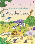Jessica Greenwell, Cecilia Johansson - Malen und Stickern: Welt der Tiere