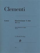 Muzio Clementi, Sonja Gerlach, Alan Tyson - Muzio Clementi - Klaviersonate G-dur WO 14