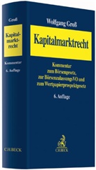 Wolfgang Groß - Kapitalmarktrecht (KapMR), Kommentar