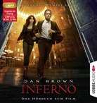 Dan Brown, Wolfgang Pampel - Inferno, 3 Audio-CD, 3 MP3 (Audiolibro)