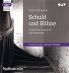 Fjodor Dostojewski, Fjodor M. Dostojewskij, Gerd Wameling - Schuld und Sühne, 3 Audio-CD, 3 MP3 (Audio book)