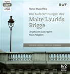 Rainer Maria Rilke, Klaus Nägelen - Die Aufzeichnungen des Malte Laurids Brigge, 1 Audio-CD, 1 MP3 (Hörbuch)