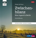 Günter de Bruyn, Günter de Bruyn, Günter de Bruyn, Günter de Bruyn - Zwischenbilanz. Eine Jugend in Berlin, 1 Audio-CD, 1 MP3 (Audiolibro)