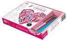 Kreativ meditativ Box Energie, m. 8 Buntstiften u. 1 Spitzer