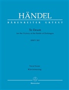 Georg Friedrich Händel, Andreas Köhs - Dettinger Te Deum HWV 283, Klavierauszug