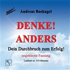 Andreas Boskugel - DENKE! ANDERS, MP3-CD (Hörbuch)