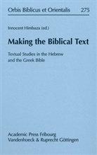 Innocent Himbaza - Making the Biblical Text